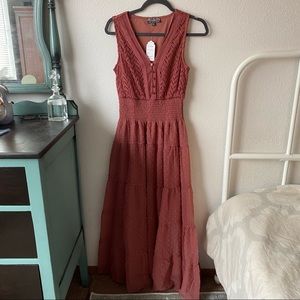 NWT J. Gee Mauve Maxi Dress